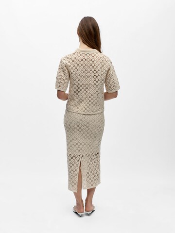 OBJECT Shirt 'OBJMasi' in Beige