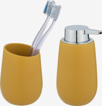 Wenko Bathroom Set 'Badi' in Yellow: front