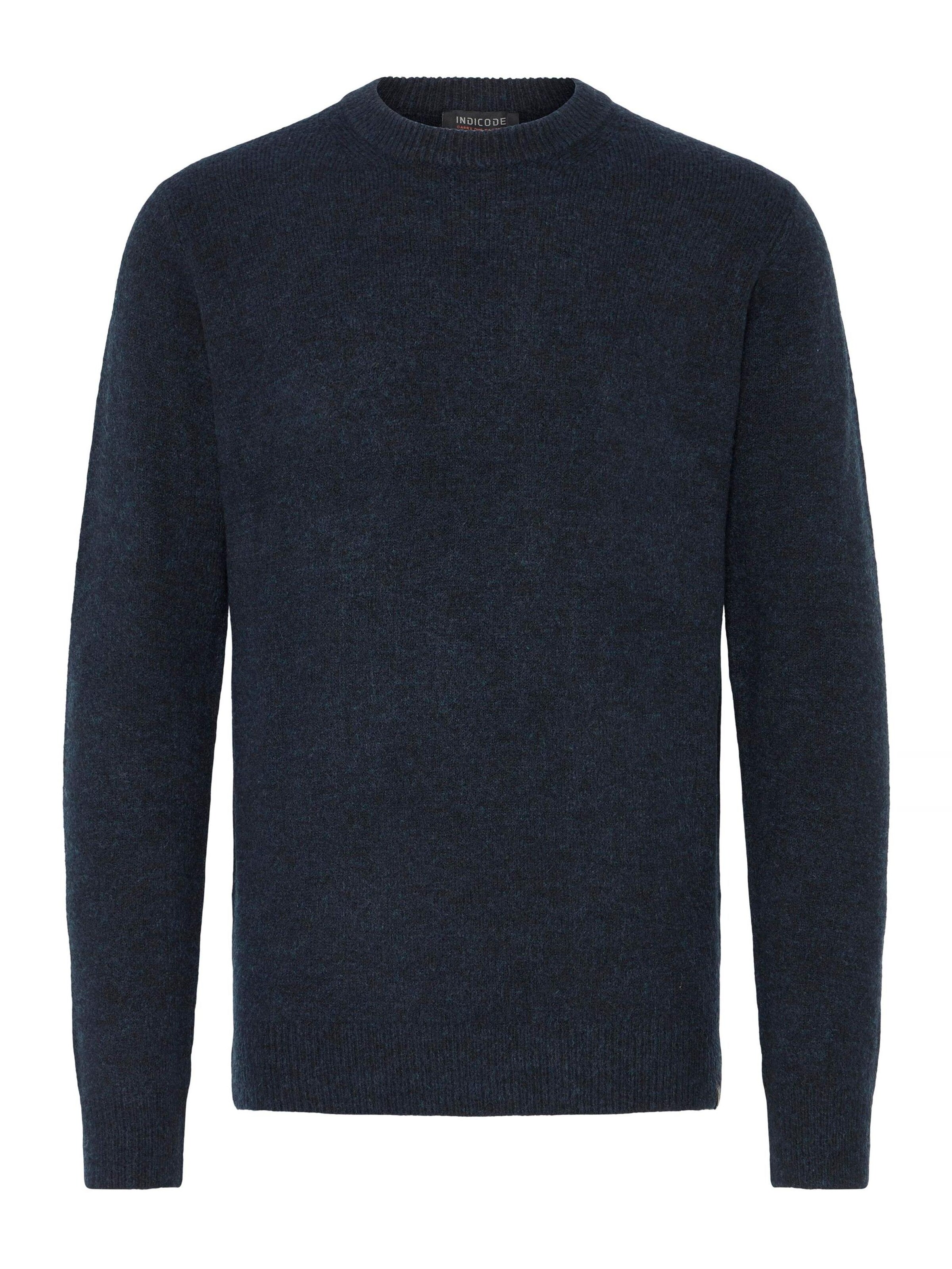 Pull-over ' IDBercell ' INDICODE JEANS en bleu : devant