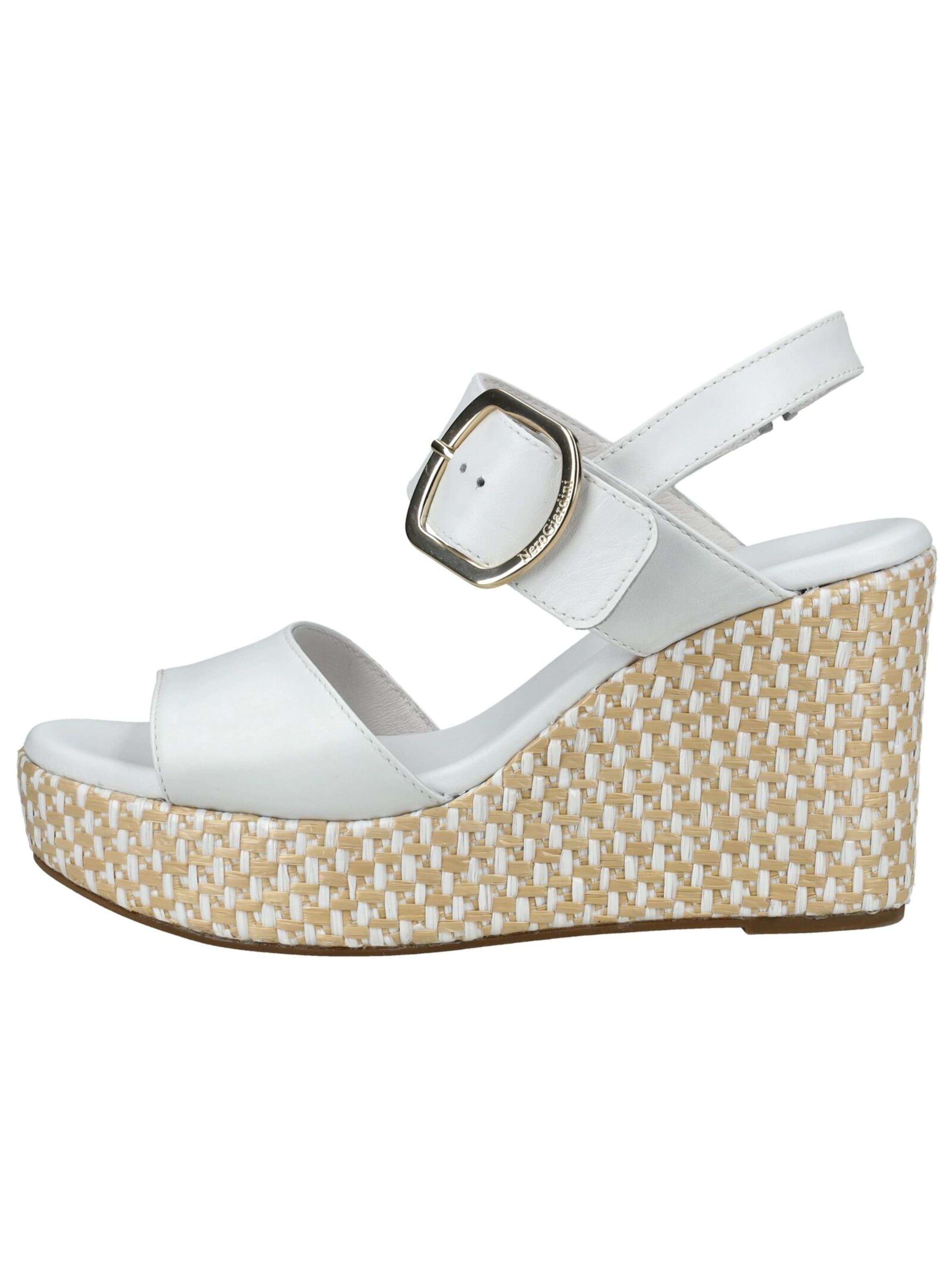 Sandalo di Nero Giardini in bianco