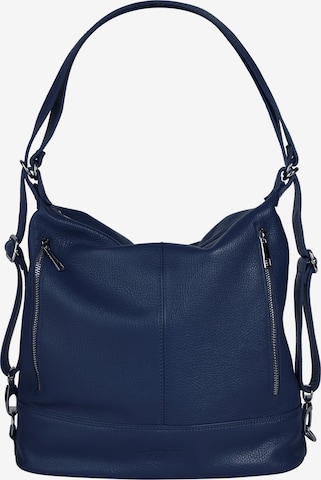 Samantha Look Backpack in Blue: front