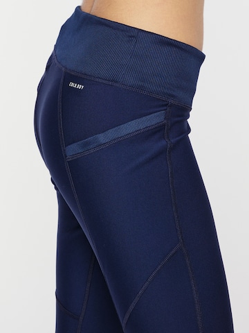 ADIDAS GOLF Skinny Workout Pants in Blue