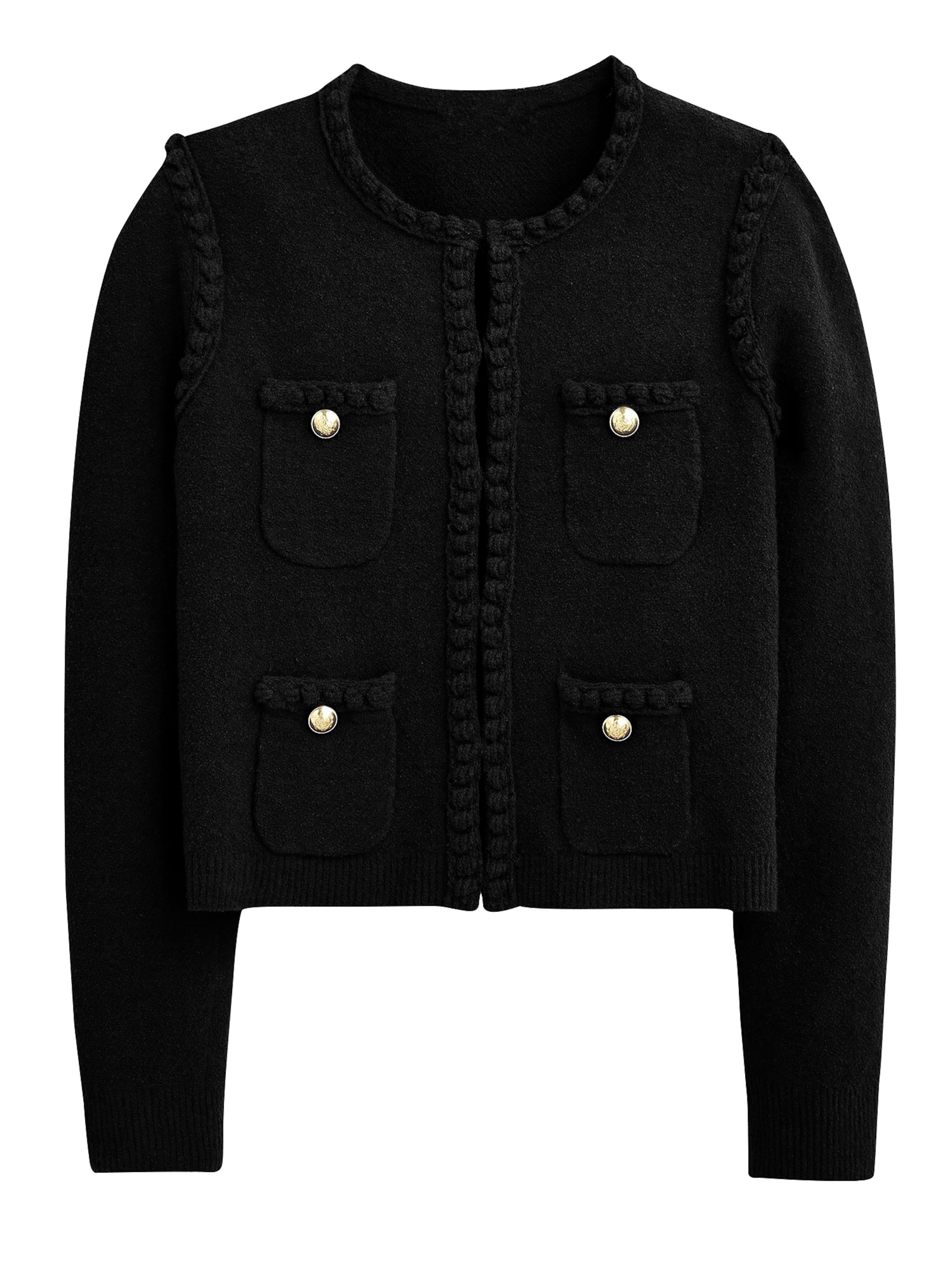 juoda Imily Bela Kardiganas: priekis