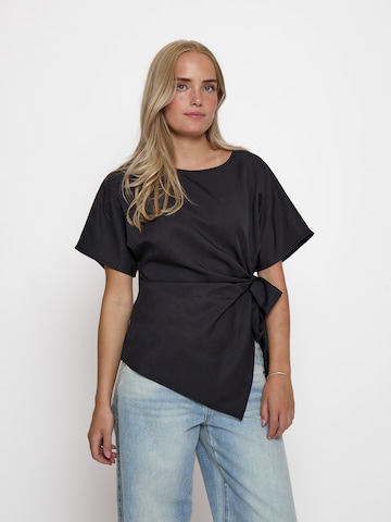 Haut 'Rebecca' Peppercorn en noir : devant