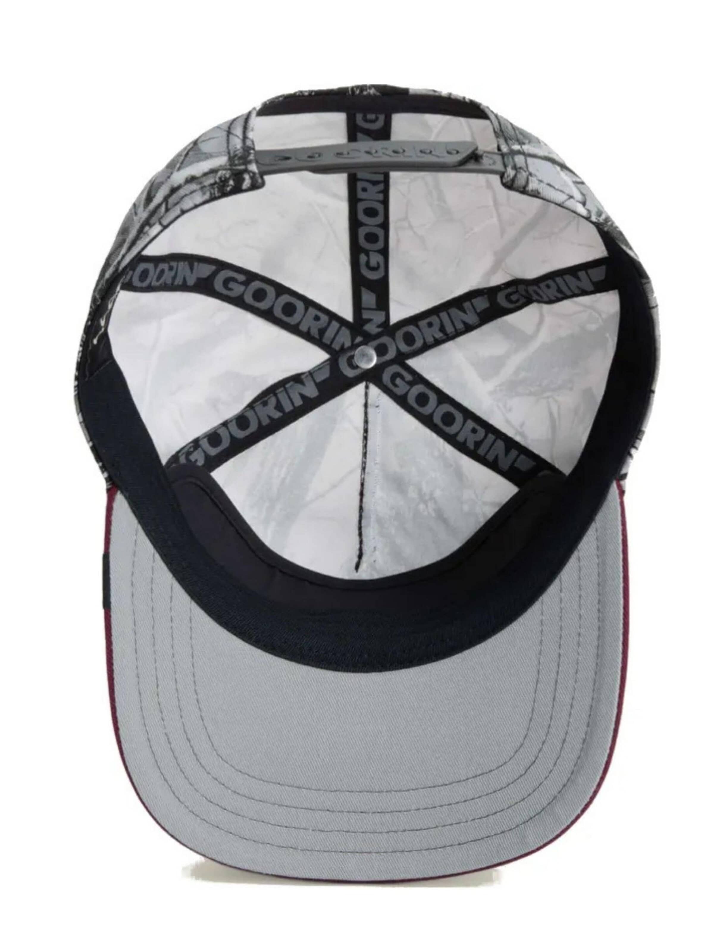 GOORIN Bros. Hætte 'Gorra goorin bros gris camuflaje rinoceronte tuff camo 5 panels cap' i grå