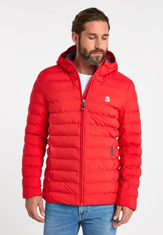 Schmuddelwedda - Chaqueta de entretiempo en rojo: frente