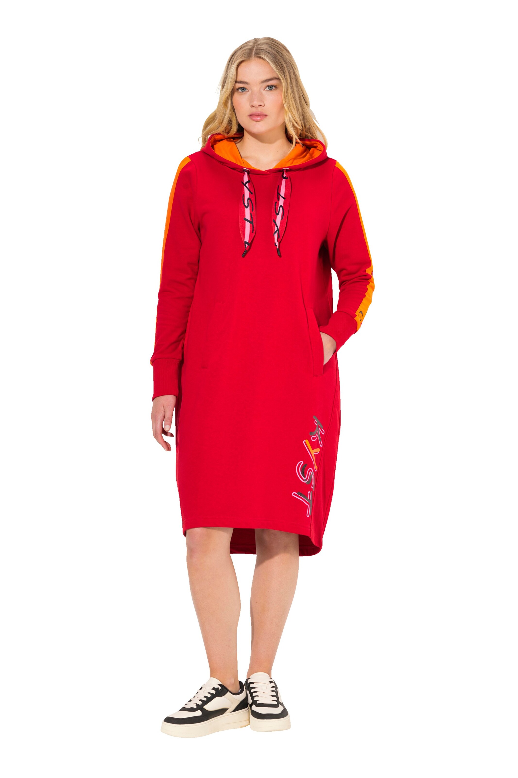 LAURASØN Jurk in Rood: voorkant