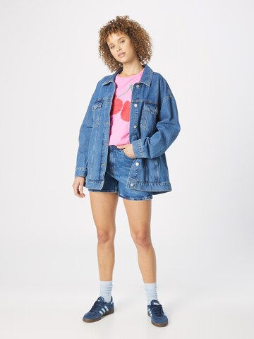 CULTURE T-Shirt 'Cherry' in Pink