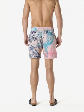 Shorts de bain KOROSHI en mélange de couleurs