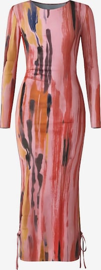WOMAN VISION Kleid in navy / orange / altrosa / rot, Produktansicht