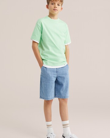 WE Fashion Футболка в Зеленый