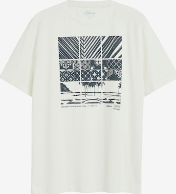 s.Oliver T-Shirt in Beige: Vorderseite