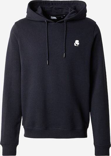 Megztinis be užsegimo iš Karl Lagerfeld, spalva – tamsiai mėlyna / balta, Prekių apžvalga