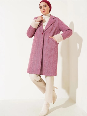 Bigdart - Sobretudo meia-estação em vermelho