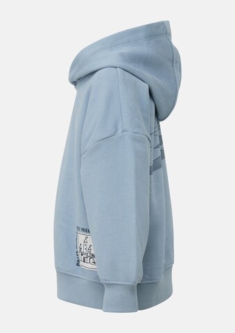 s.Oliver Sweatshirt in Blauw: zijkant