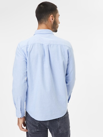 AÉROPOSTALE Regular fit Button Up Shirt in Blue