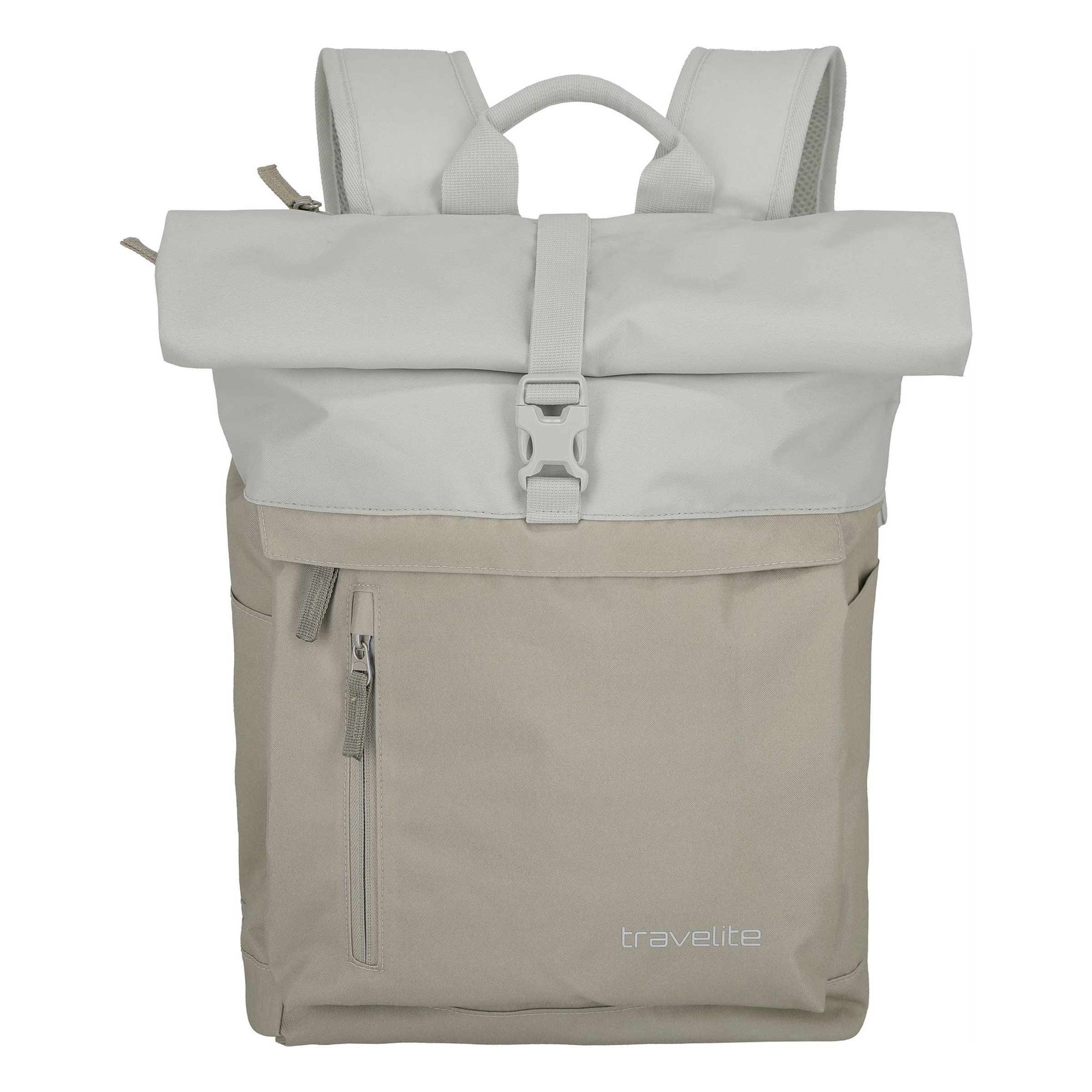 TRAVELITE Backpack in Beige: front