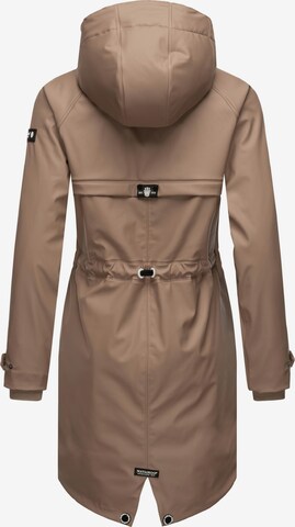 Cappotto funzionale 'Rainy Flower' di NAVAHOO in beige