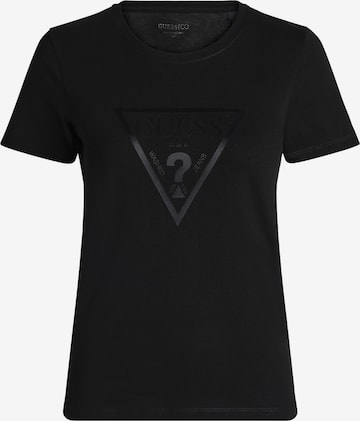 GUESS T-shirt i svart: framsida