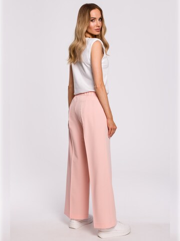 made of emotion - Loosefit Pantalón de pinzas 'M570' en rosa