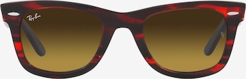 Ray-Ban Sonnenbrille 'Wayfarer' in Braun