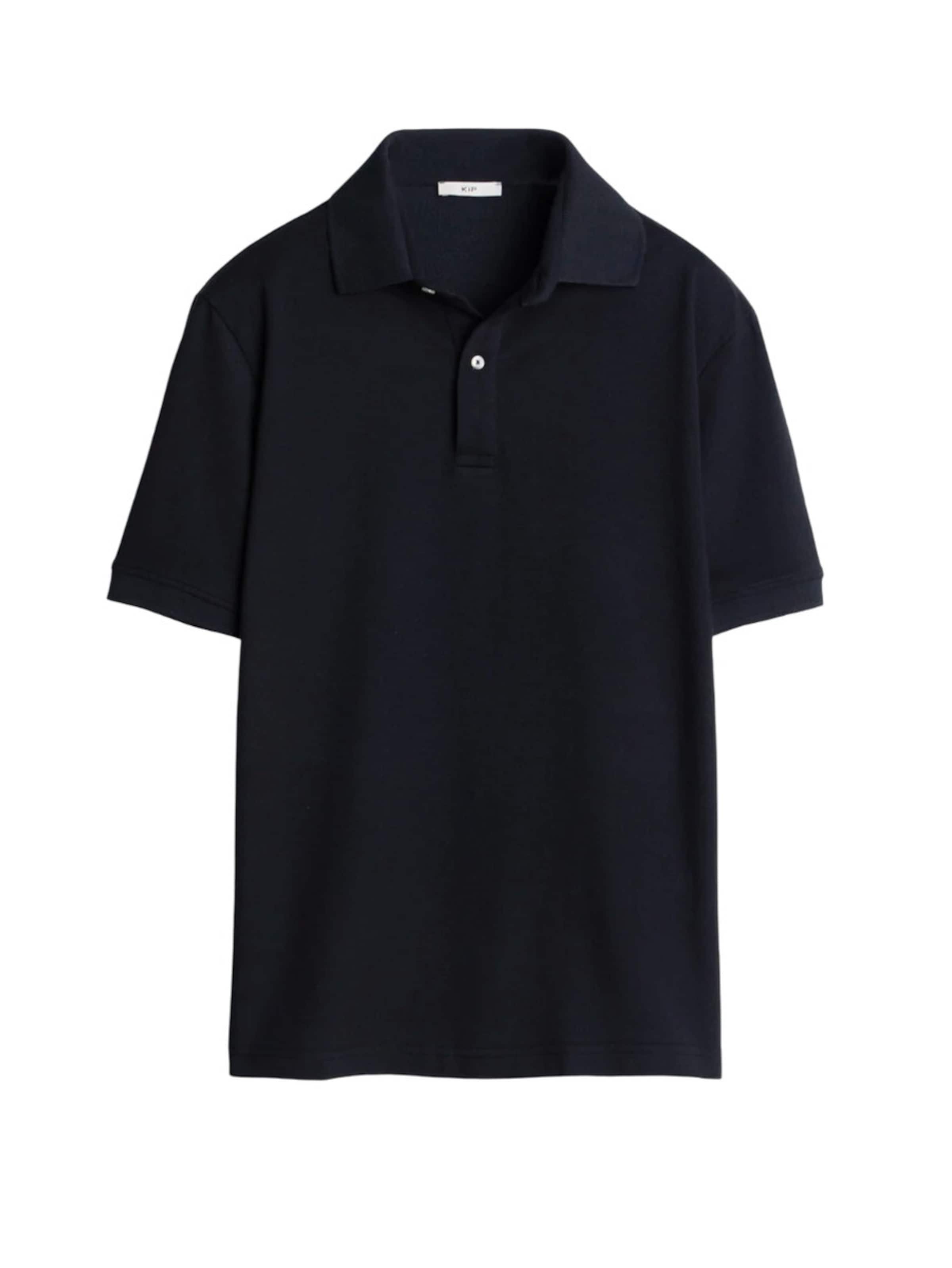 KİP Poloshirt in Schwarz: Vorderseite