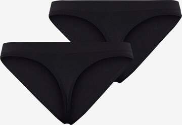 PIECES - Tanga 'Symmi' en negro