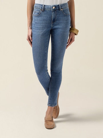 Skinny Jean oltre en bleu : devant
