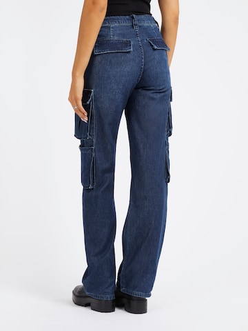 GUESS Loosefit Cargojeans 'Kori' in Blau