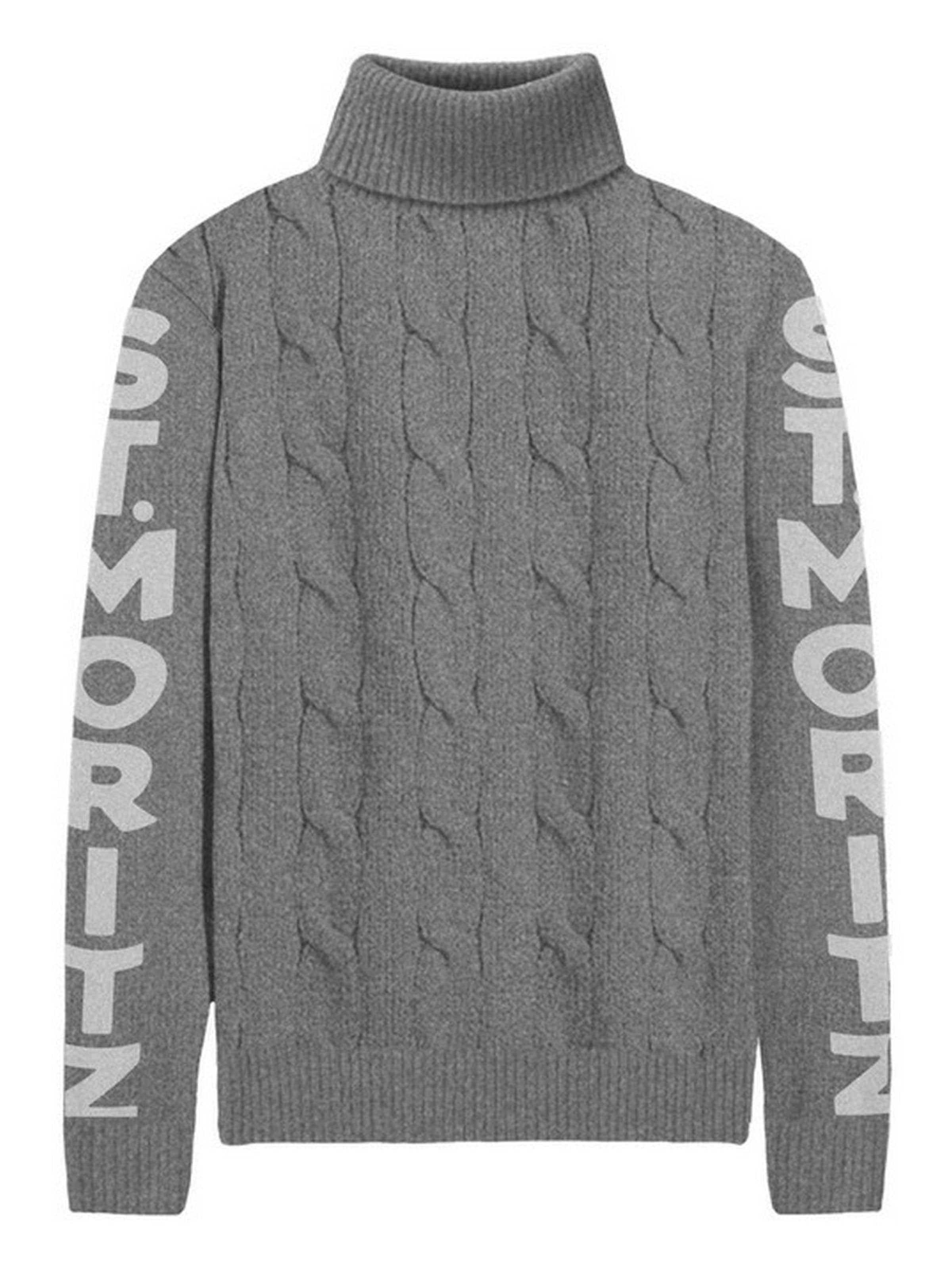 Pullover di MC2 Saint Barth in grigio: frontale
