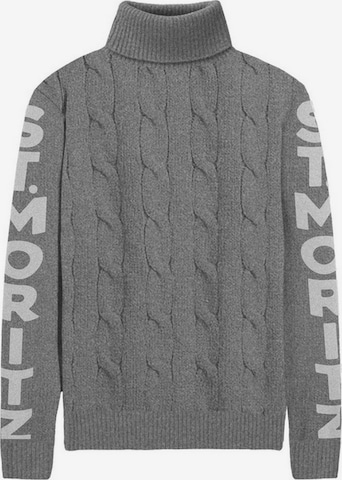 Pull-over MC2 Saint Barth en gris : devant