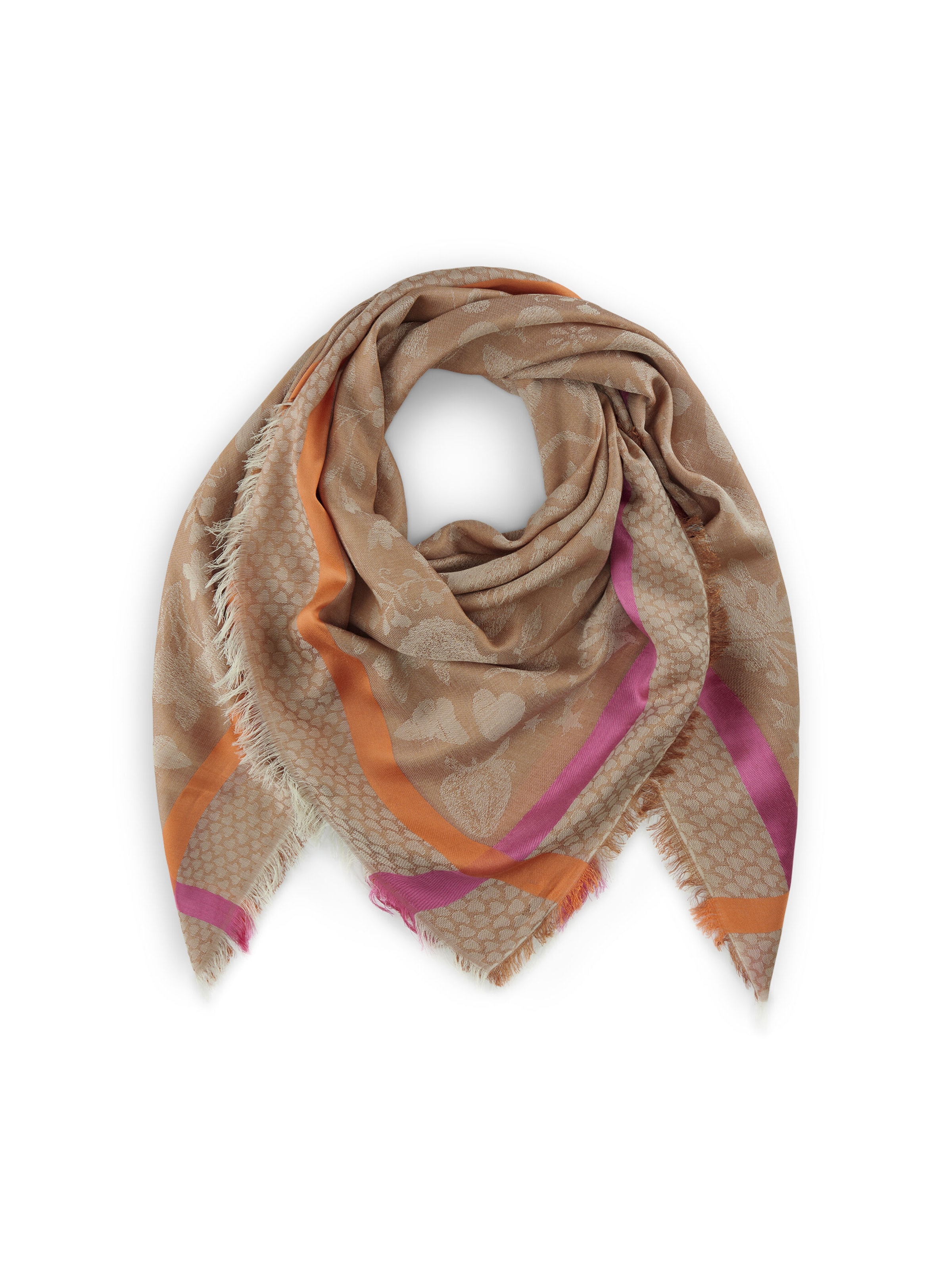 CODELLO Schal in Beige: Vorderseite