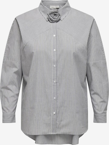 ONLY Carmakoma Bluse in Grau: predná strana