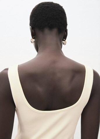 MANGO Kleid in Beige