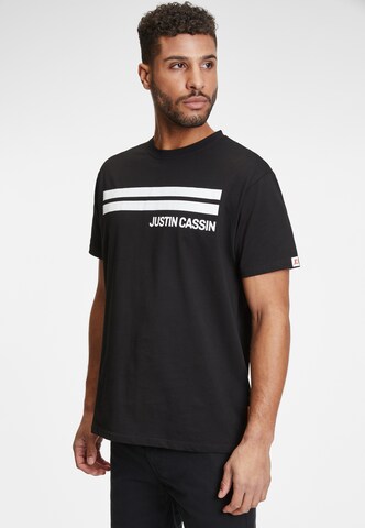 Justin Cassin Shirt in Black: front