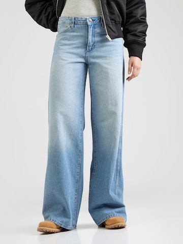 WRANGLER Широкий Джинсы в Синий: спереди