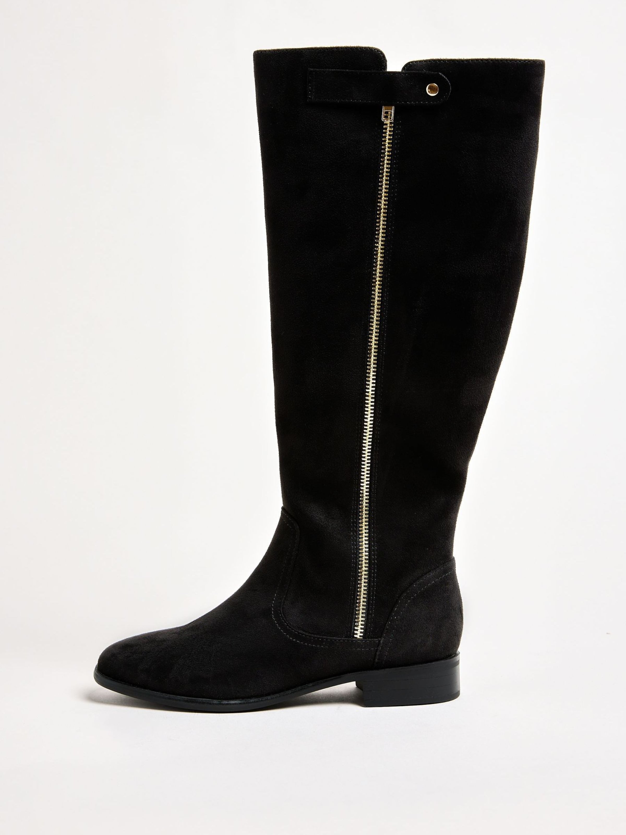 Friends Like These Boot in Black: front