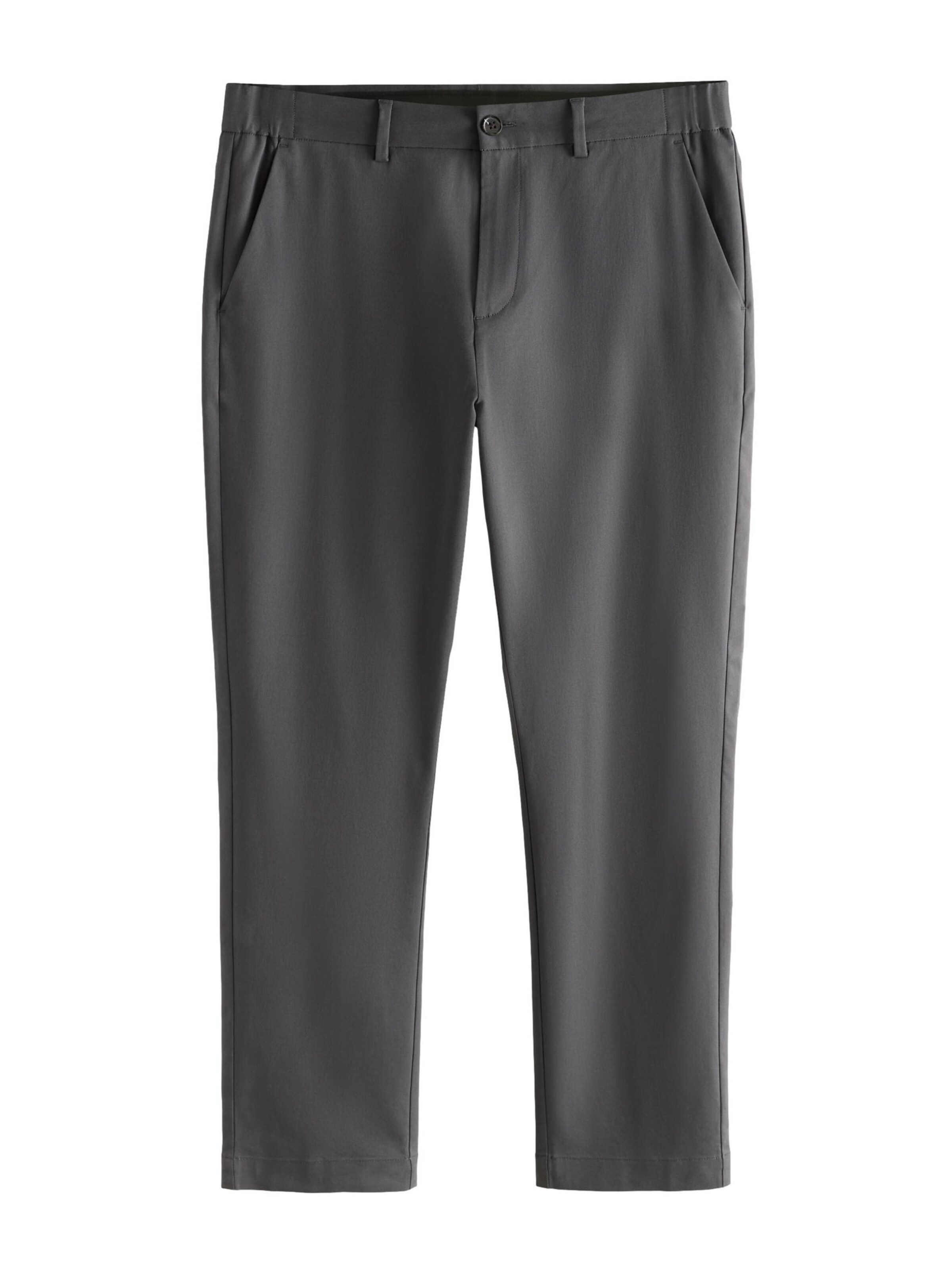 Next Chino trousers in Grey: front