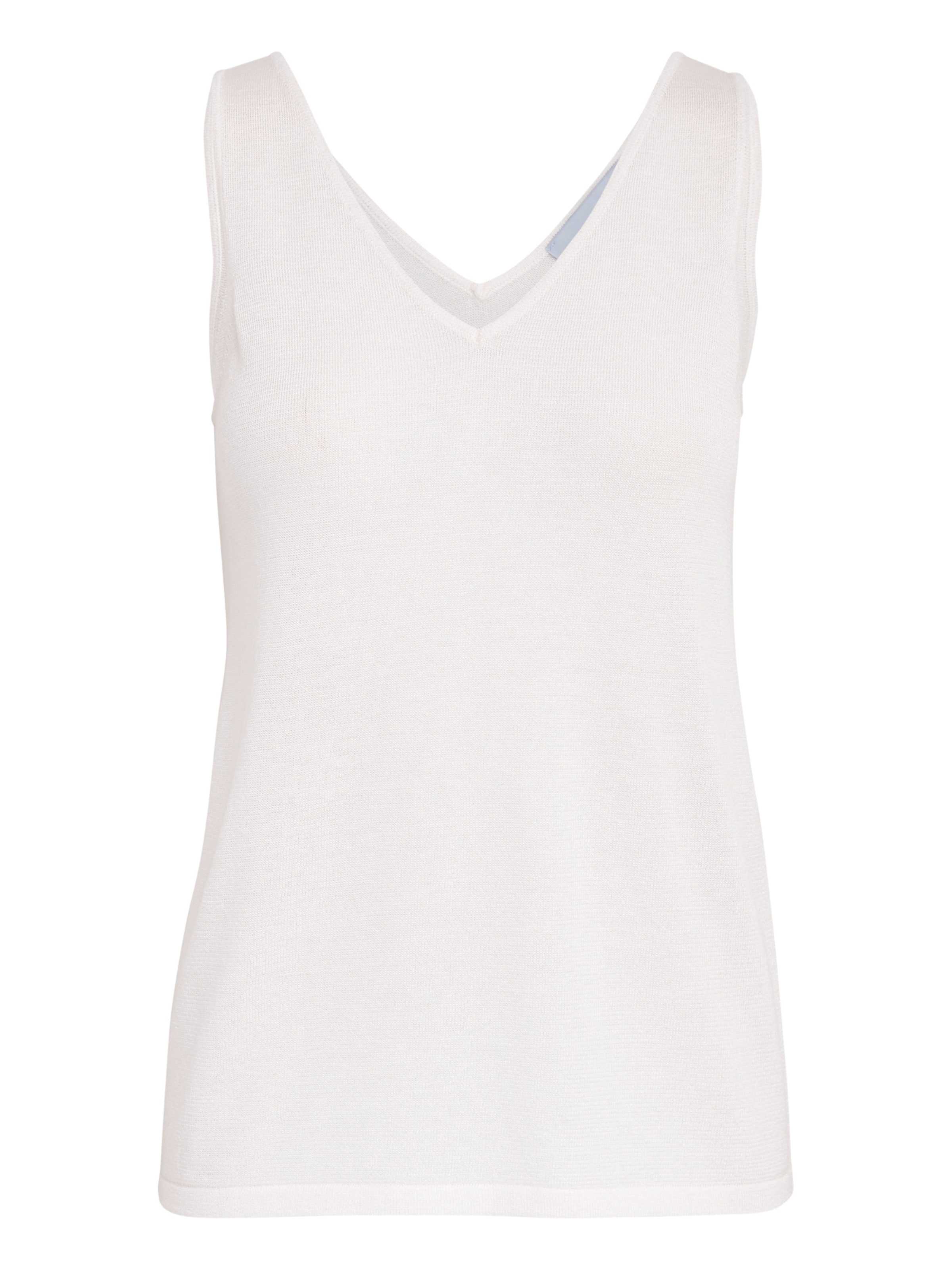 minus - Top de punto 'Carli' en blanco: frente