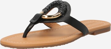 See by Chloé T-bar sandals 'HANA' in Black: front