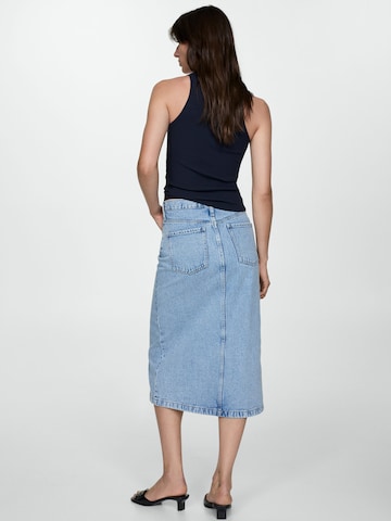 MANGO Skirt 'SOLEIL' in Blue
