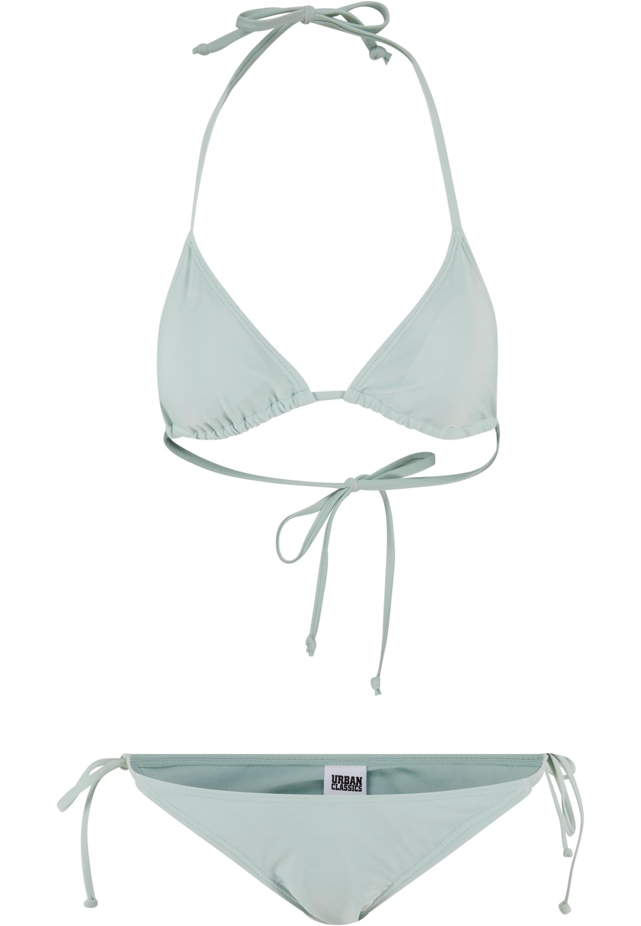 Triangle Bikini Urban Classics en vert : devant