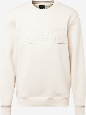 GUESSSweater majica - bijela boja: prednji dio