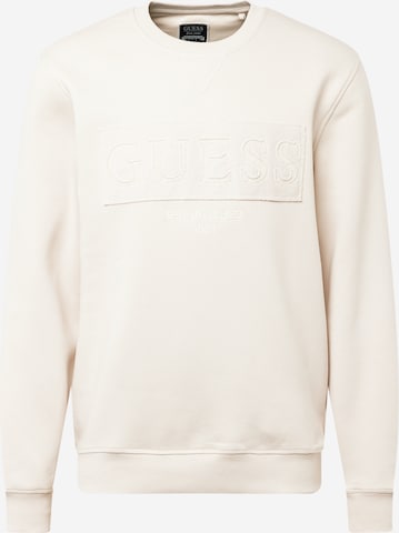 Sweat-shirt GUESS en blanc : devant