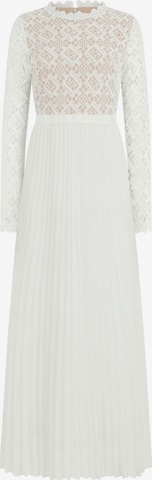APART Evening Dress in Beige: front