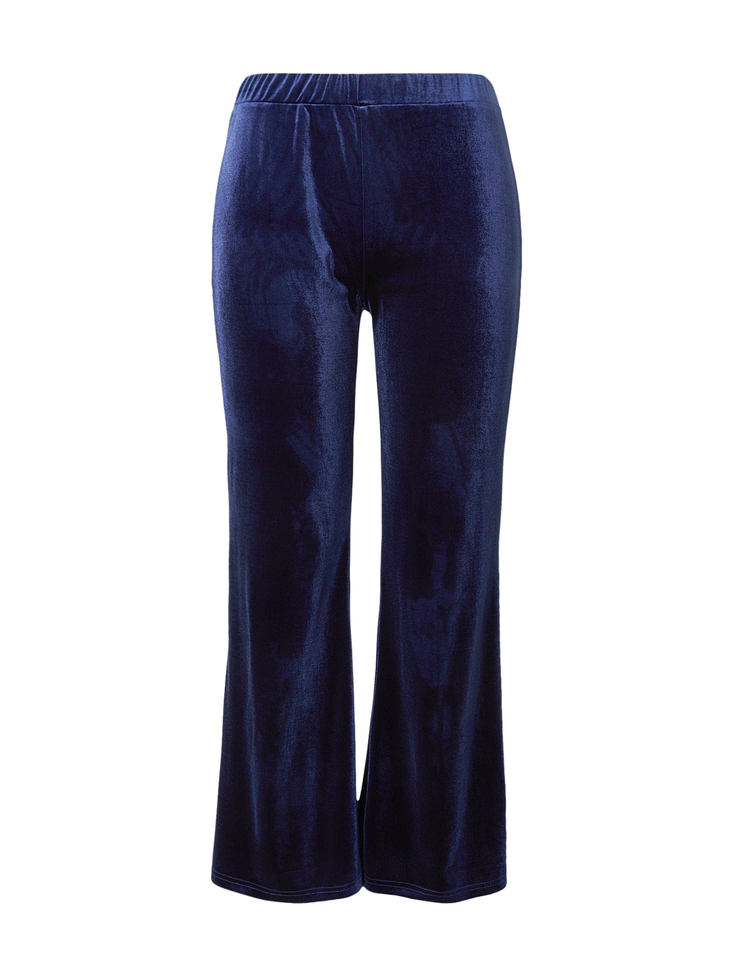 ONLY Carmakoma - Flared Calças 'CARDAIZA' em azul: frente