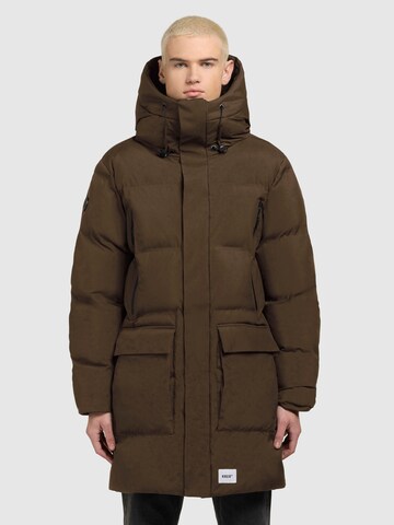 khujo - Sobretudo de inverno 'Winer2' em verde: frente