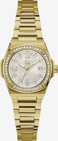 Gc Analog Watch 'Coussin' in Gold: front