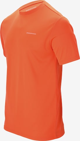 ENDURANCE - Camiseta funcional 'Vernon' en naranja
