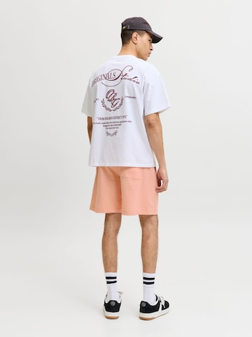 JACK & JONES - Loosefit Pantalón 'JPSTKarl Norrebro' en naranja